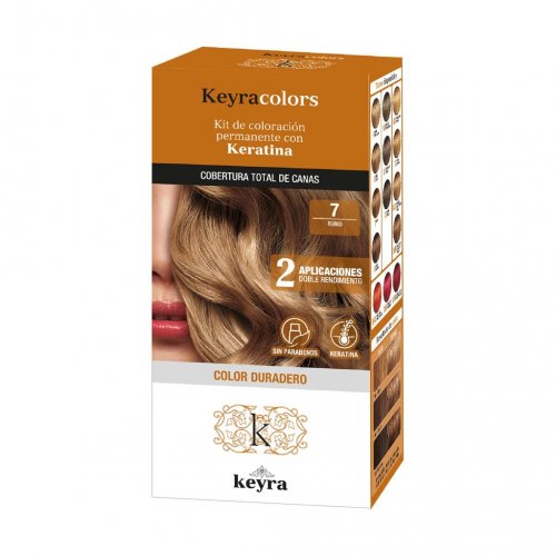Tinte Keyra Colors Kit # 7 Rubio