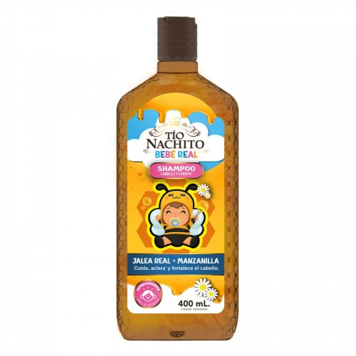 Shampoo Tio Nachito Bebe Jalea Real + Manzanilla x 400 ml