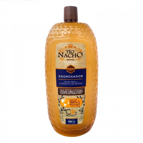 Shampoo Tio Nacho Engrosador Jalea Real + Estr.Ortiga x950 M