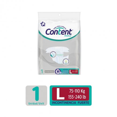 Pañal Content Medical Talla L x und