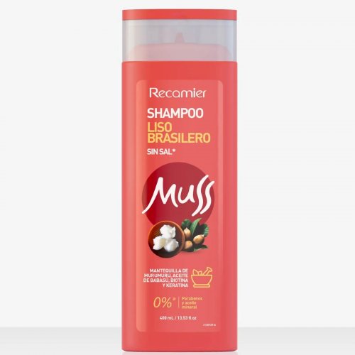Shampoo Muss Liso Brasilero x 400 ml