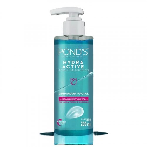 Limpiador Facial Ponds Hydra Active Acido Hialuronico 200 ml