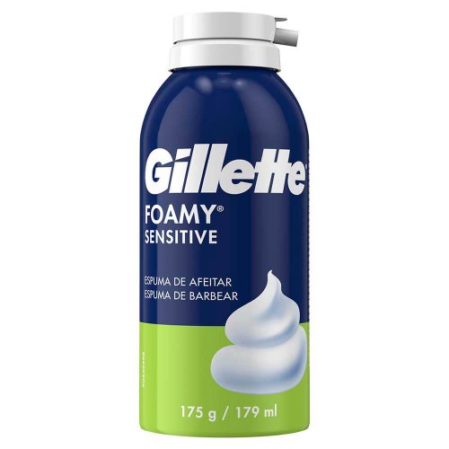 Espuma De Afeitar Gillette Foamy Piel Sensible 175 g