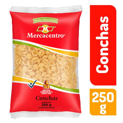 Pasta Mercacentro Conchas 250 g