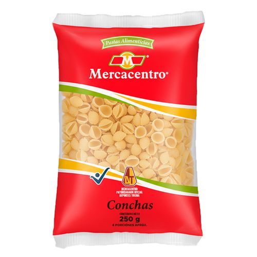 Pasta Mercacentro Conchas 250 g