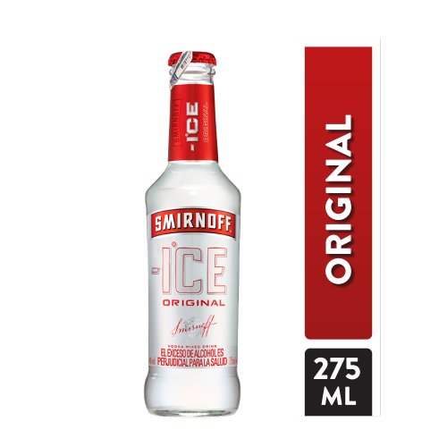 Vodka Smirnoff Ice Botella 275 ml