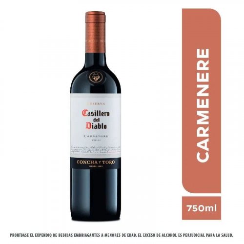 Vino Casillero Del Díablo x 750 ml Carmenere
