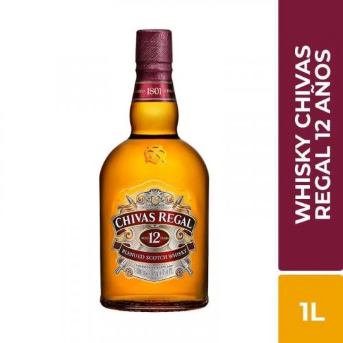 Whisky Chivas Regal x 1000 ml 12Años