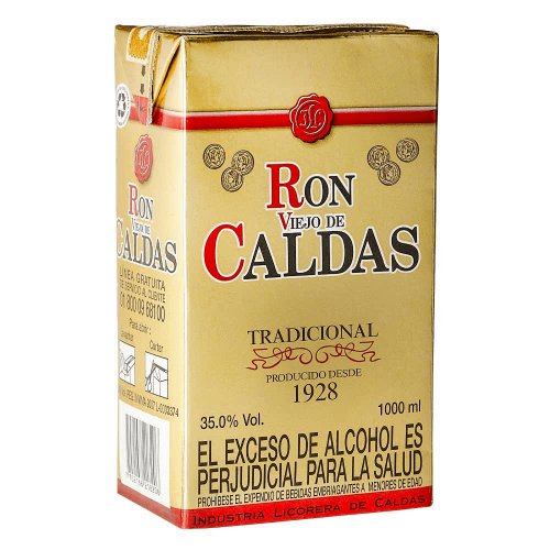 Ron Viejo De Caldas Tetra 1000 ml