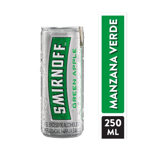 Vodka Smirnoff Ice Green Apple 250 ml