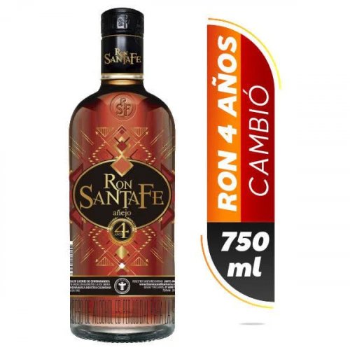 Ron Santafé Añejo 4 Años 750 ml