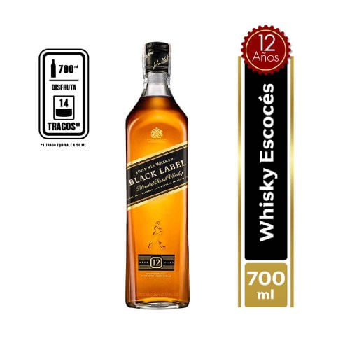 Whisky Johnnie Walker Black Label 700 ml