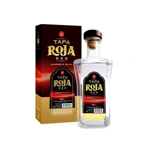 Aguardiente Tapa Roja Oro 750 ml