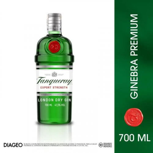 Ginebra Tanqueray London x 700 ml