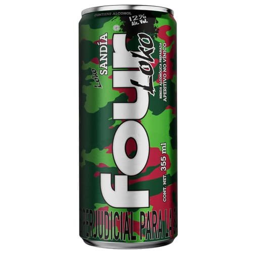 Four Loko Sandia Lata x 355 ml