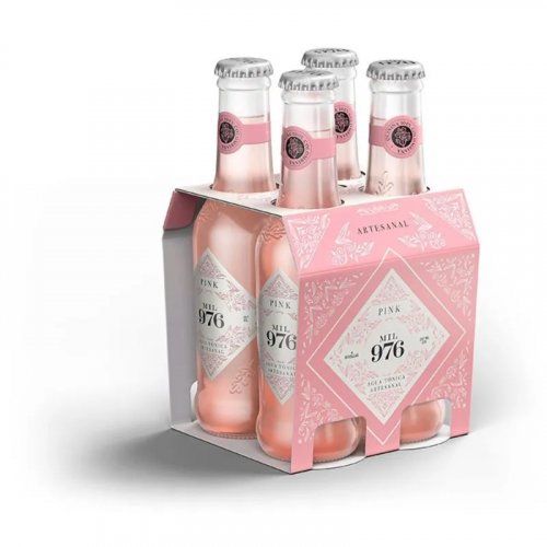 Agua Tonica Mil 976 Pink 4 x 207 ml Botella x 828 ml