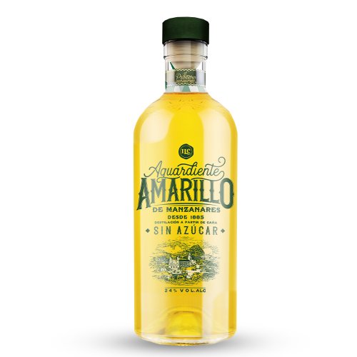 Aguardiente Amarillo de Manzanares Sin Azúcar x 750 ml