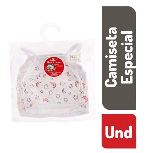 Camiseta Especial Mercacentro talla 0 Mascota 1 und