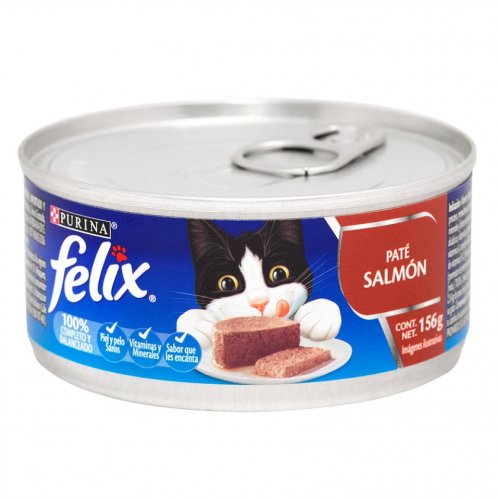 Pate Felix Purina Salmón 156 g