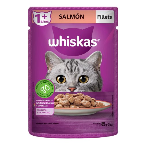 Whiskas Pouch Adulto x 85 g Salmón