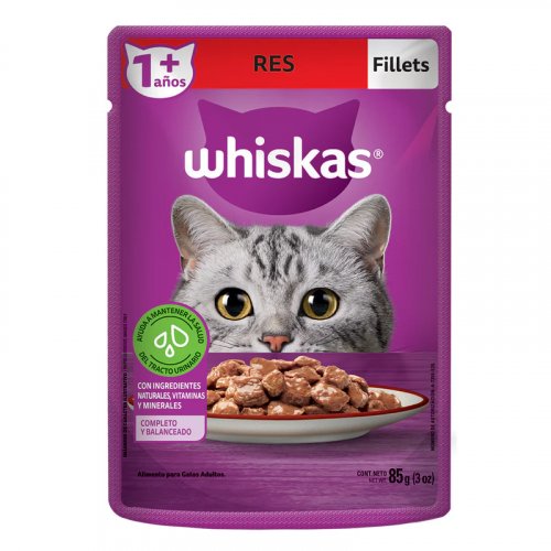 Whiskas Pouch Adulto x 85 g Carne