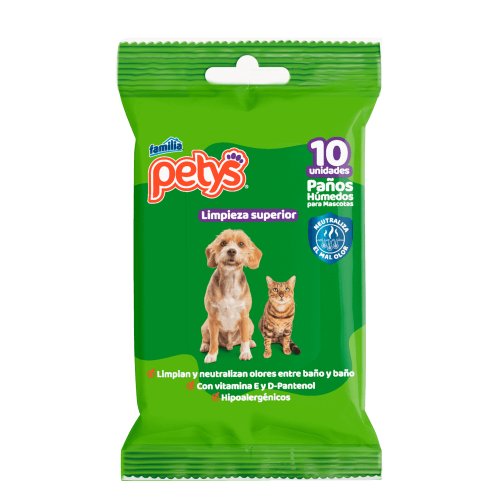 Paños Húmedos Petys Original 10 und