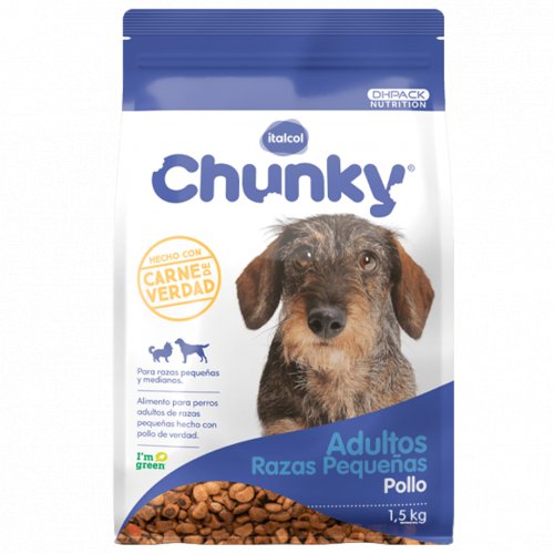 Chunky Adulto Nuggets Razas Pequeñas 1500 g