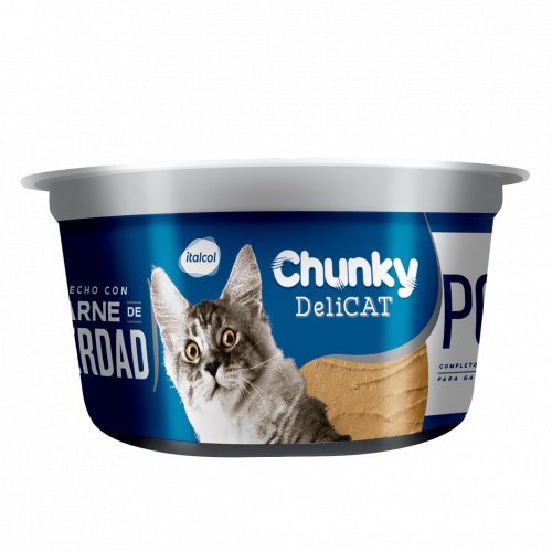 Delicat Gatos Húmedo Pollo Pote 156 g