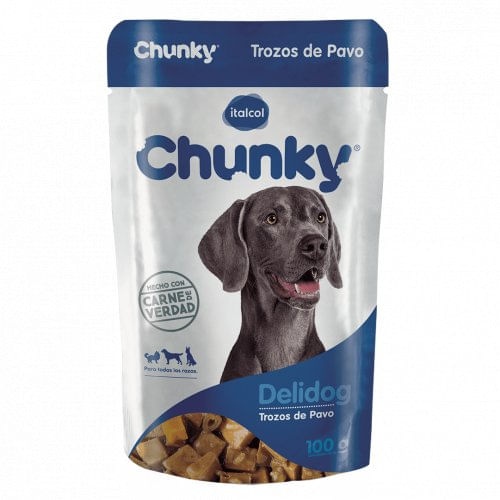 Delidog Chunky Trozos Pavo 100 g