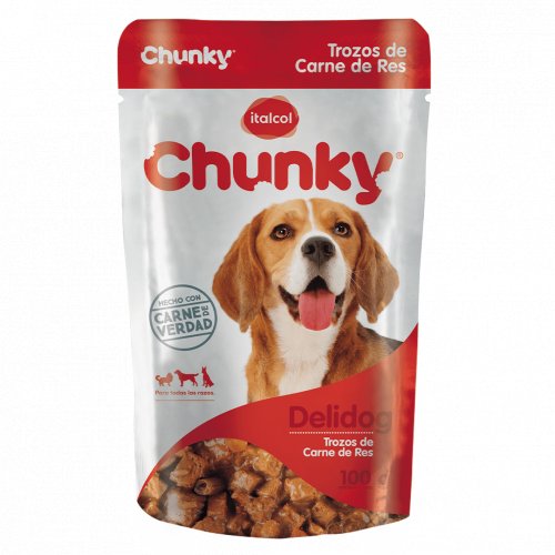 Delidog Chunky Trozos Carne De Res 100 g