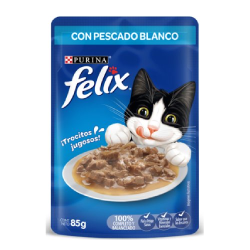 Felix Classic Con Pescado Blanco x 85 G