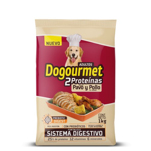Dogourmet Pavo y Pollo Adultos x 1000 g