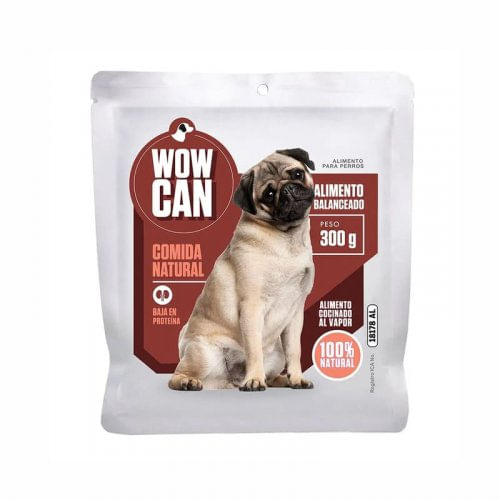 Wow Can Alimento Cocinado Baja En Proteina x 300 g