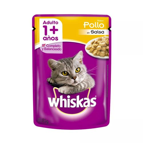 Whiskas Pouch Adulto Pollo x 85 g