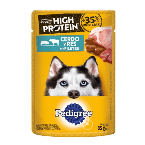 Pedigree Alimento Humedo Perro Cerdo-Res 85 g