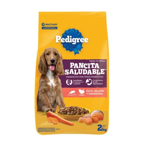 Pedigree Adulto Pancita Saludable Salmon Pavo Zanahoria x 2000 g