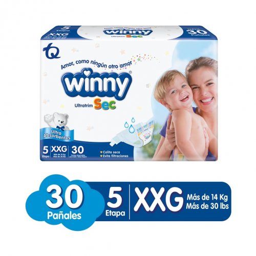 Pañal Winny Ultratrim Sec Etapa 5 - 30 und