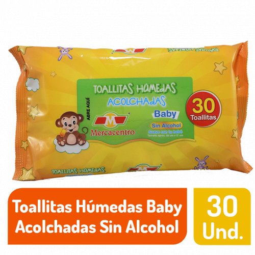Toallitas Mercacentro Acolchadas 30 und