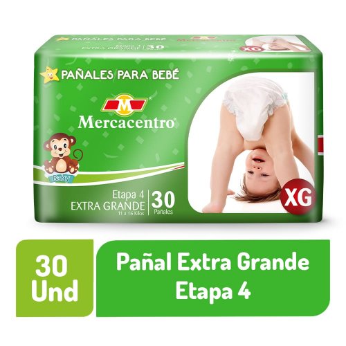 Pañal Mercacentro ExtraGrande X 30 und
