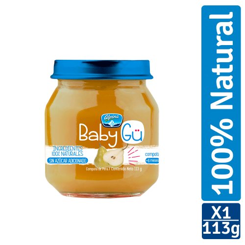 Compota Alpina Baby Gü Pera 113g