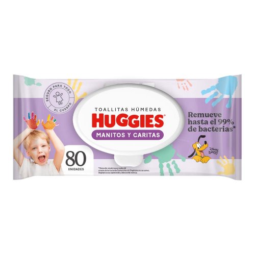 Toallitas Huggies 80 Manitas Y Caritas