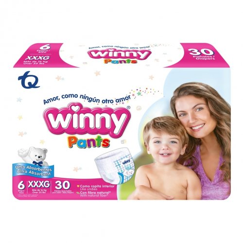 Pañal Winny Pants Etapa 6 x 30 und