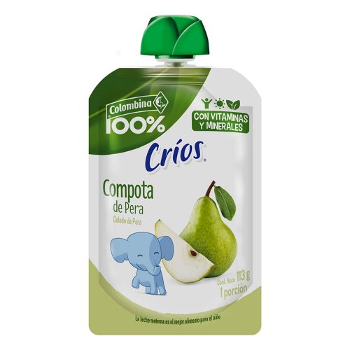 Compota Colombina Crios Pera x 113 g Doypack
