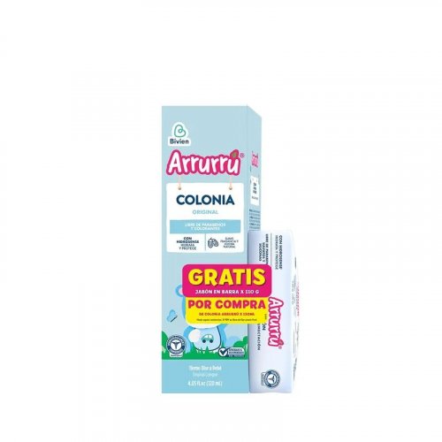 Colonia Arruru  N.P Azul 120 ml + Jabón 110 g