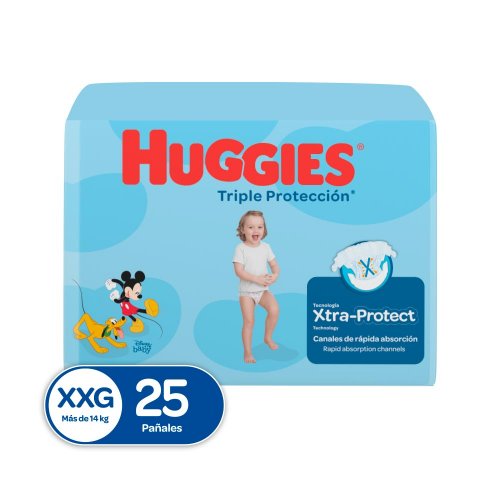 Panal Huggies Triple Proteccion Etapa 5 XXG x 25 und
