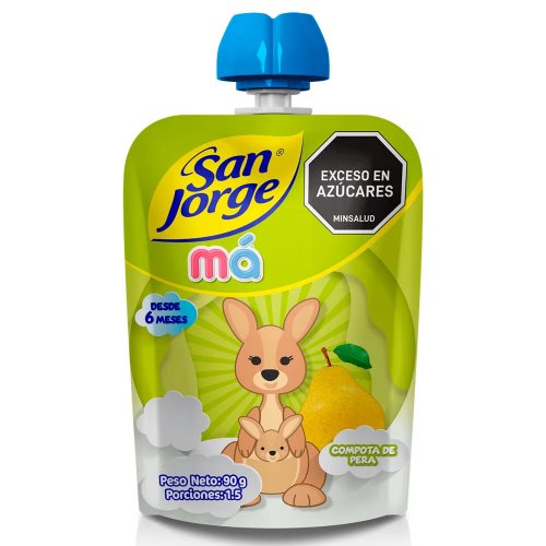 Compota San Jorge Ma Pouch Pera x 90 g