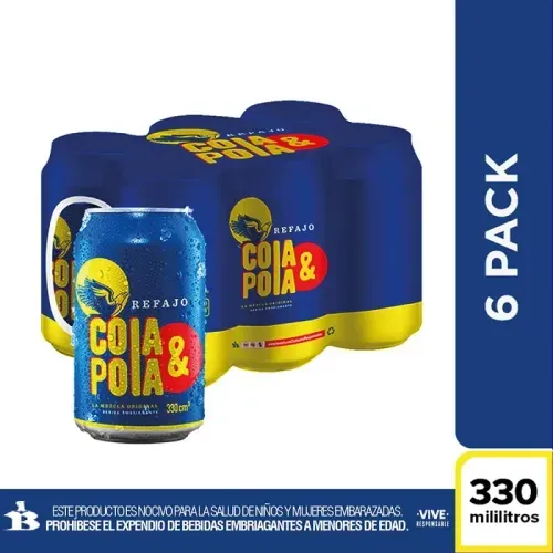 Cola y Pola Lata 6 und X 330 ml c/u