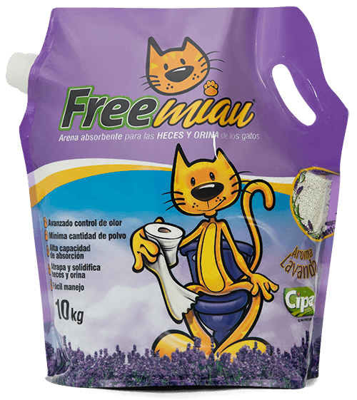 Arena Freemiau Lavanda Gatos x 10 Kg