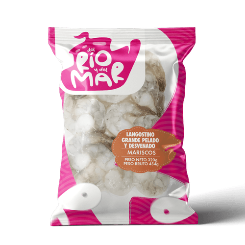 Langostino Del Rio Y Del Mar Pelado Desvenado x 320 g