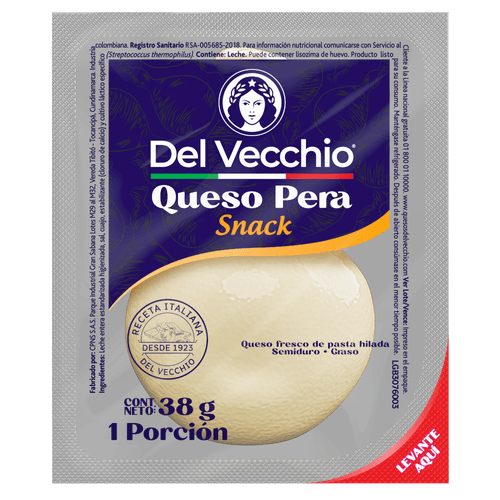 Queso Del Vecchio Pera x 38 g